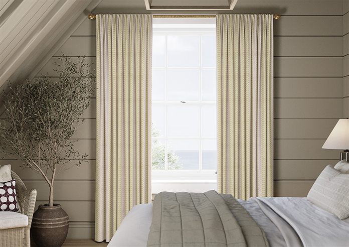 Land & Shore Fintra Stripe, Multi - Made to Measure Curtains - Image 3